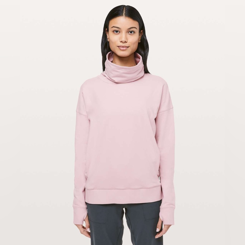 Lululemon Go Forward Pullover Porcelain Pink size 2 - Picture 2 of 10